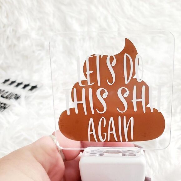 Adult Funny Saying Night Light, Adult Gag Gift Plug In Night Light - Picture 9 of 12